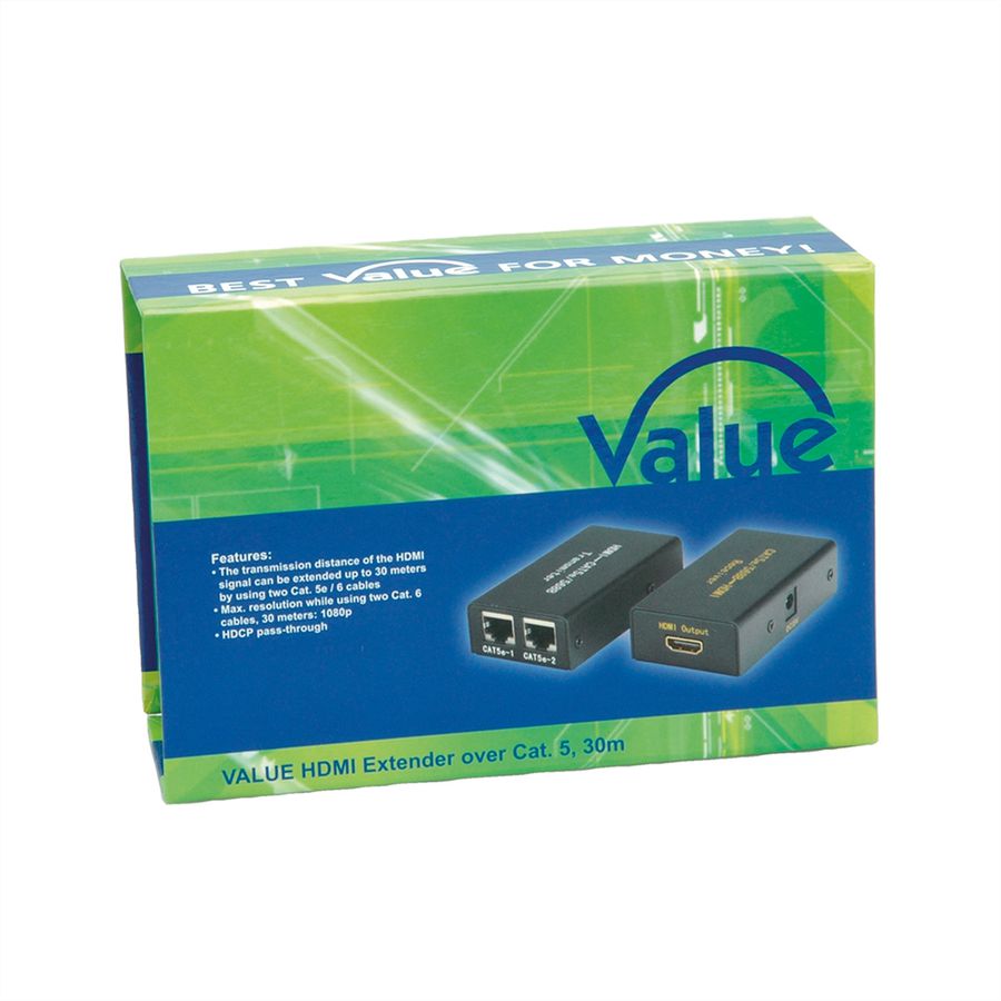 VALUE HDMI Verlängerung über Twisted Pair, 25m