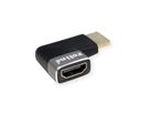 ROLINE 8K HDMI Adapter, HDMI ST/BU, 90° gewinkelt