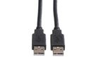 ROLINE USB 2.0 Kabel, Typ A-A, Typ A-A, schwarz, 0,8 m