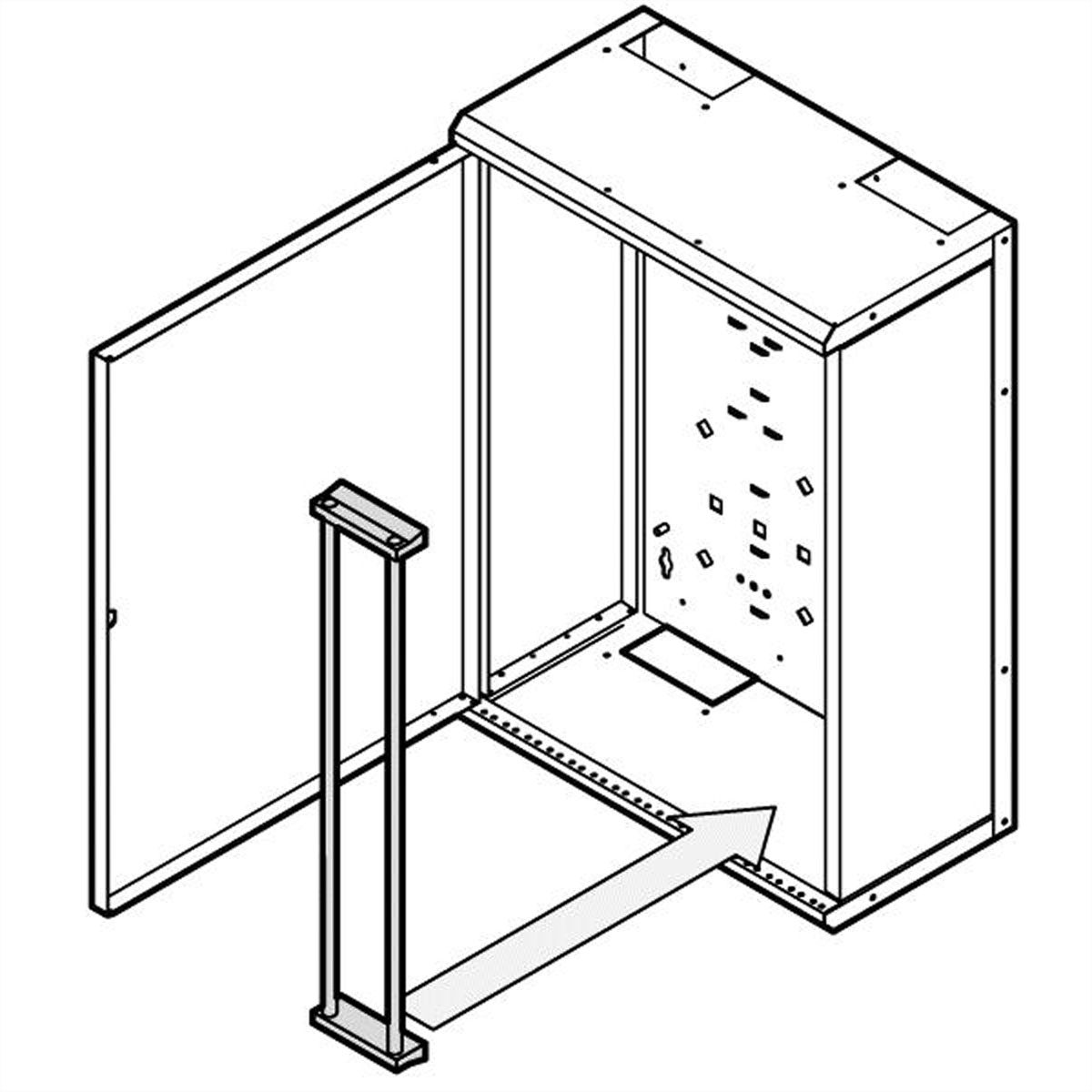 SCHROFF LSA+ Halterung - LSA+ FERNMELDEAUSBAU