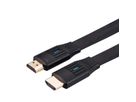 VALUE 8K HDMI Ultra HD Kabel mit Ethernet, flach, ST/ST, schwarz, 1 m