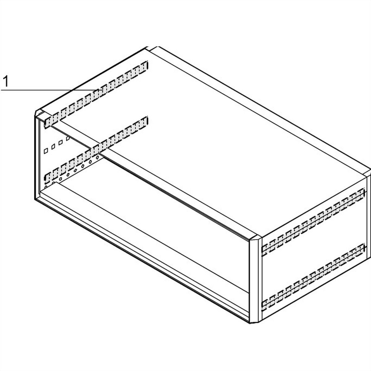 SCHROFF EMV-Dichtung Seitenwand - Abdeckblech - KONTAKTSTREIF.ADBL-SW 315T(4)