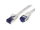 VALUE Patchkabel Kat.6A (Class EA) FTP, extra-flach, grau, 3 m