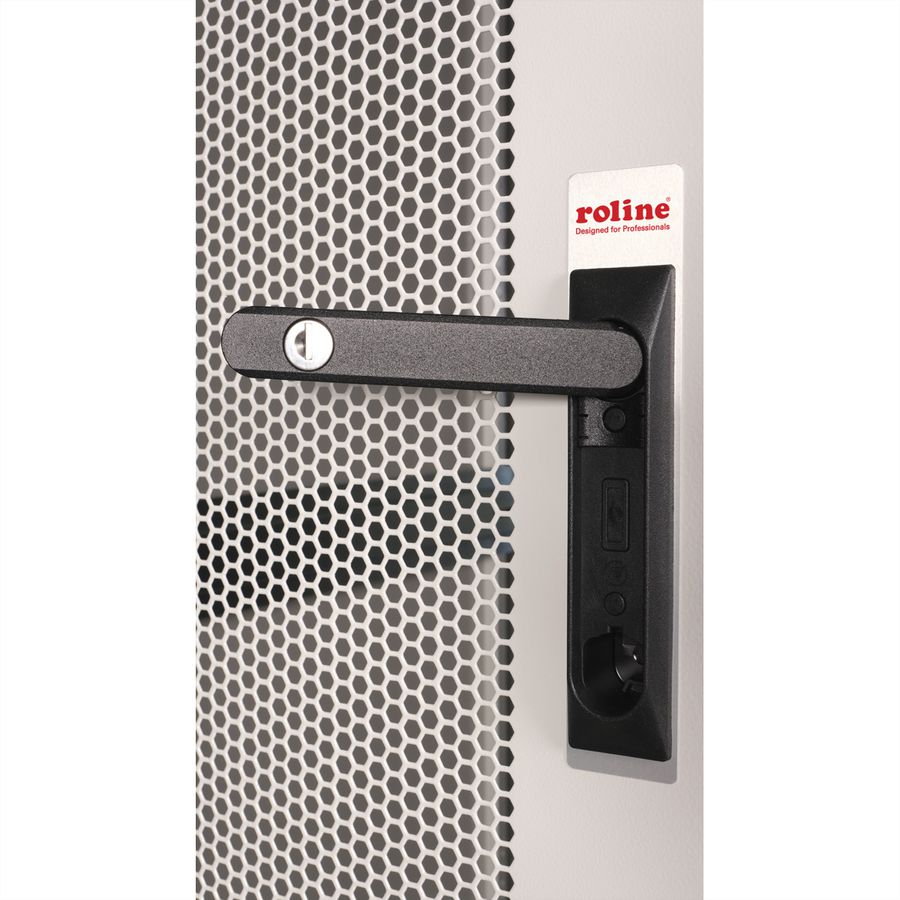 ROLINE 19-Zoll Serverschrank Basic 26 HE, 600x1000 BxT perforiert grau