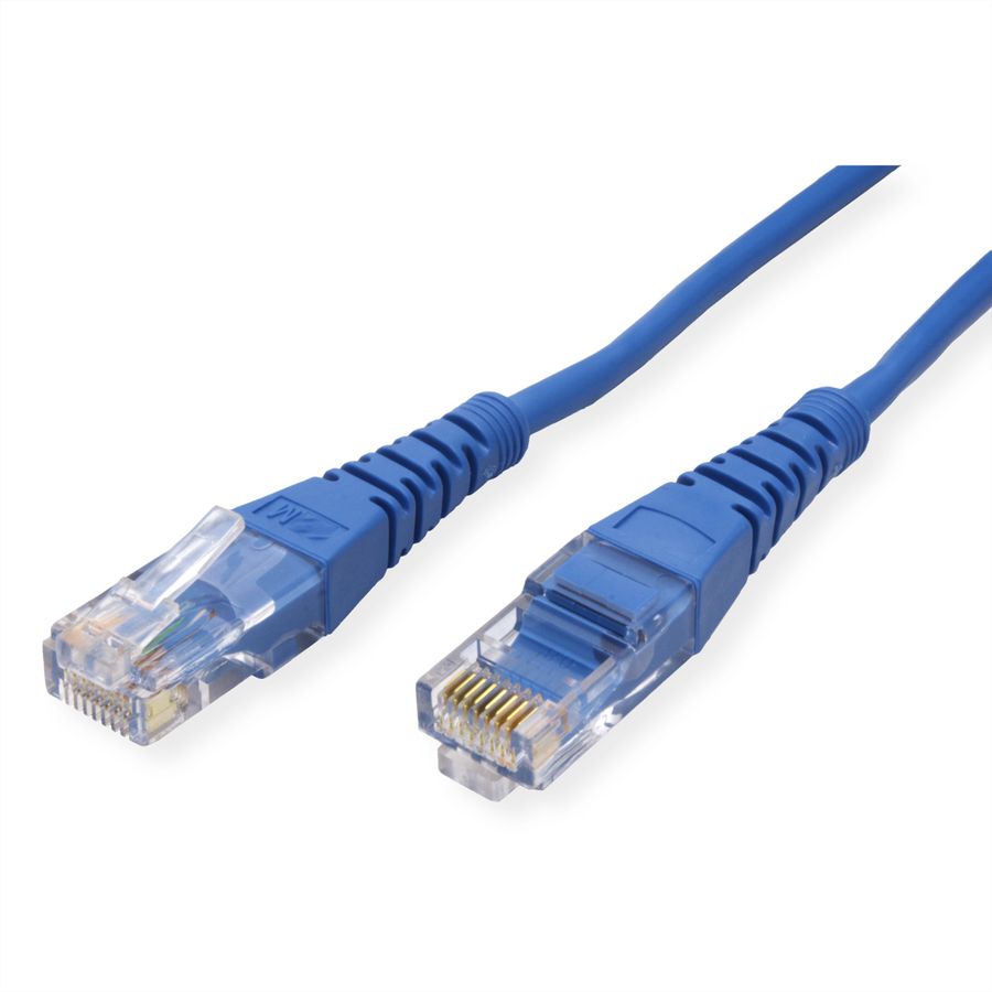 ROLINE Patchkabel Cat.5e (Class D) UTP, PoE, blau, 3 m