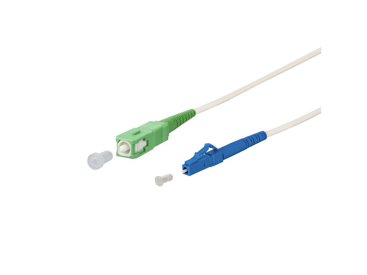 METZ CONNECT OpDAT Patchkabel, SC-S APC/LC-S OS2, 2 m