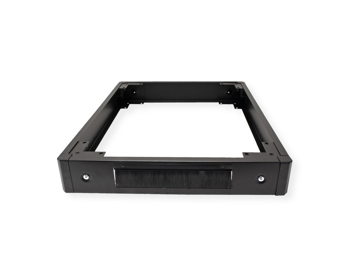 ROLINE Sockel für Netzwerkschrank, 600x800 BxT, schwarz