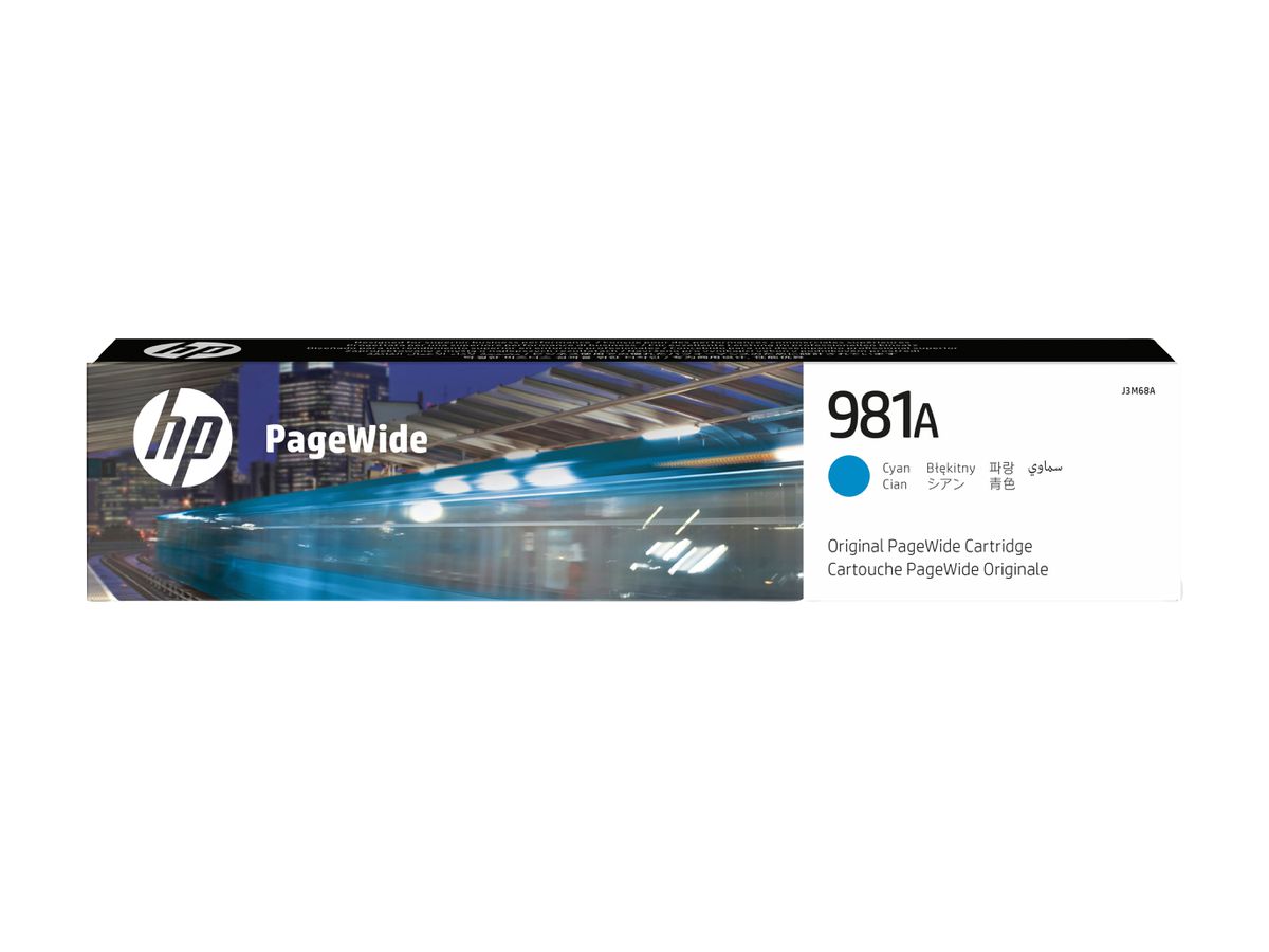 HP 981A Cyan Original PageWide Druckerpatrone