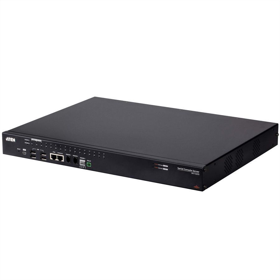 ATEN SN1132CO 32-Port Serieller Konsolen Server mit Dual Power