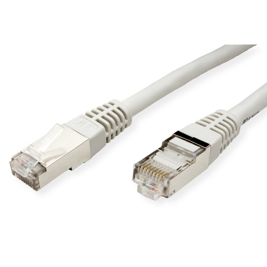 VALUE Patchkabel Cat.6 (Class E) S/FTP (PiMF), grau, 5 m