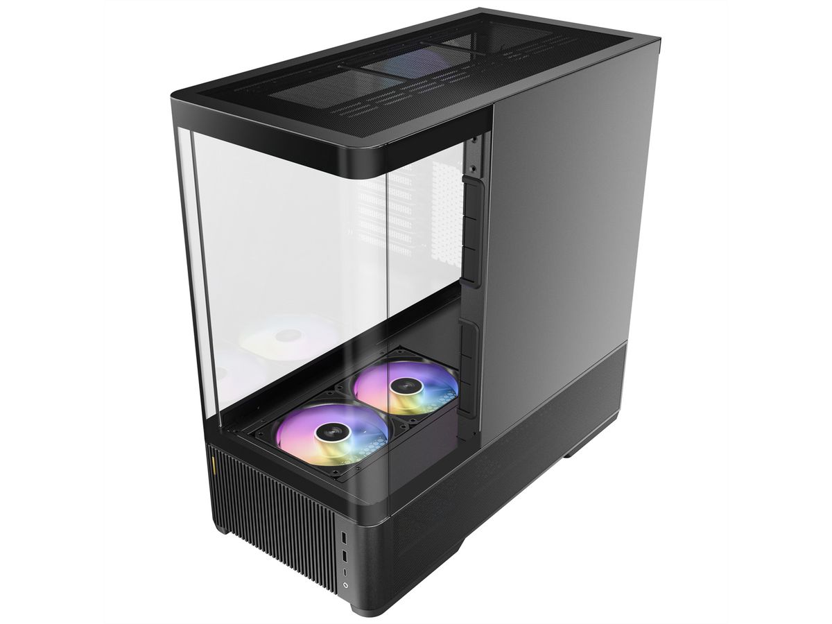 ANTEC Constellation C6 Curve ARGB PC Gehäuse ATX Midi Tower, schwarz