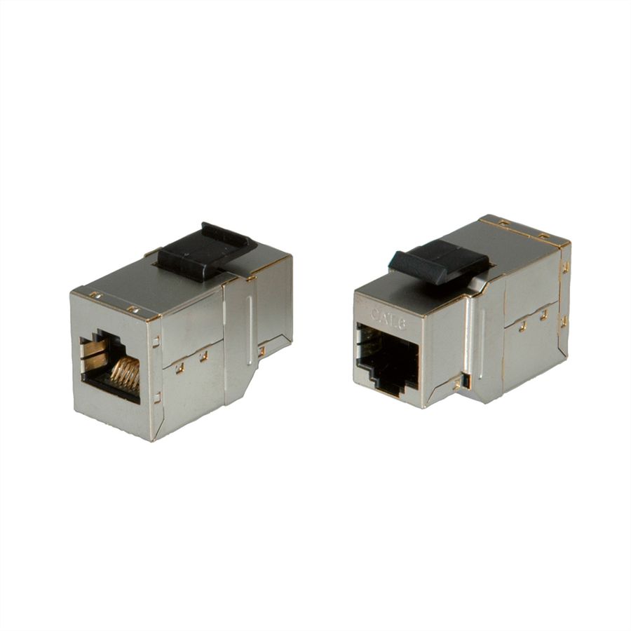 ROLINE RJ-45 Kupplung, Keystone, geschirmt, Cat.6 (Class E)