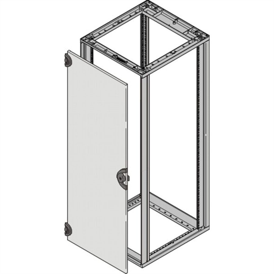 SCHROFF Stahltür - STAHLTUER 180 GRAD 12HE 7035