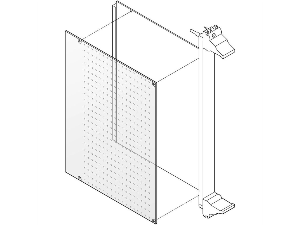 SCHROFF Lötseitenabdeckungen (Solder Side Cover) - LEITERPLATTENABDECK.6HE 80T