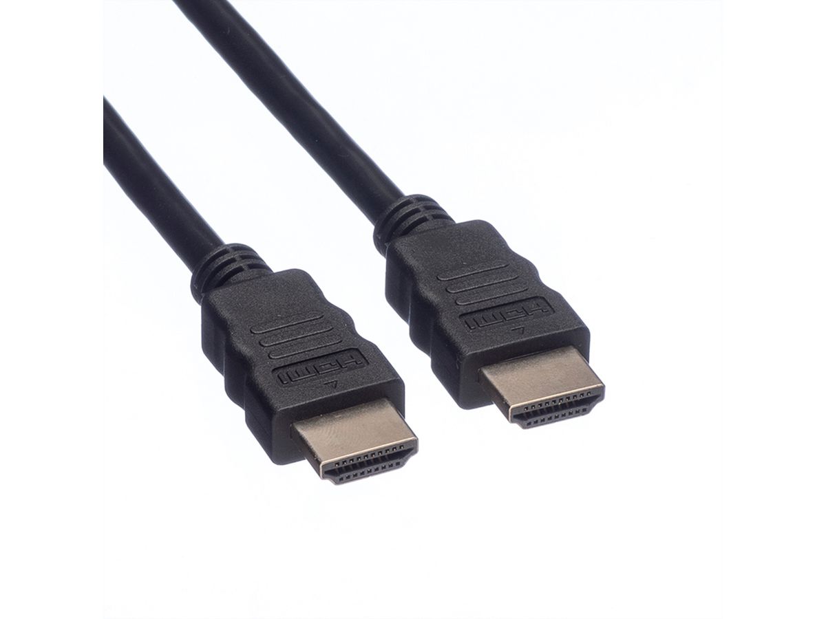 ROLINE HDMI High Speed Kabel mit Ethernet, schwarz, 5 m