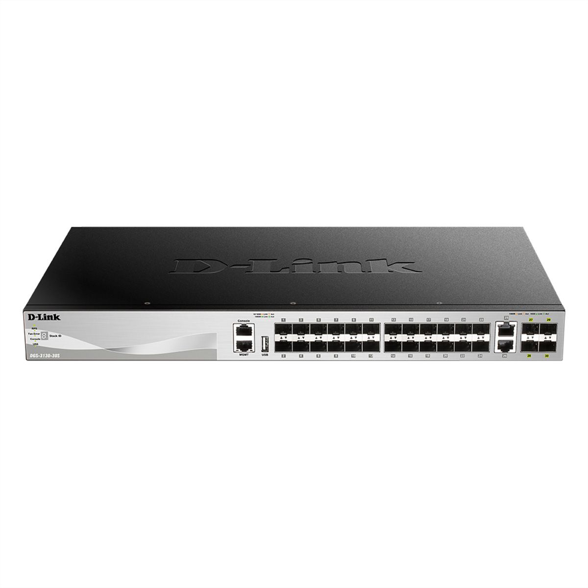D-Link DGS-3130-30S/E 30Port Switch, Layer 3 Fiber Gigabit Stack  (SI)