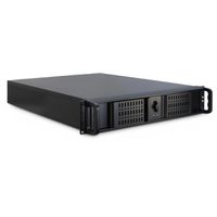 19" Servergehäuse 2U-2098-SL, 2HE, lang, schwarz