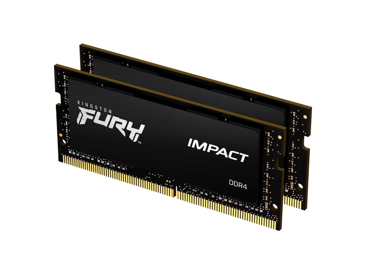 Kingston Technology FURY 64GB 3200MT/s DDR4 CL20 SODIMM (Kit of 2) Impact