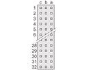 SCHROFF Messerleiste - MESSERLEISTE C64M 41612