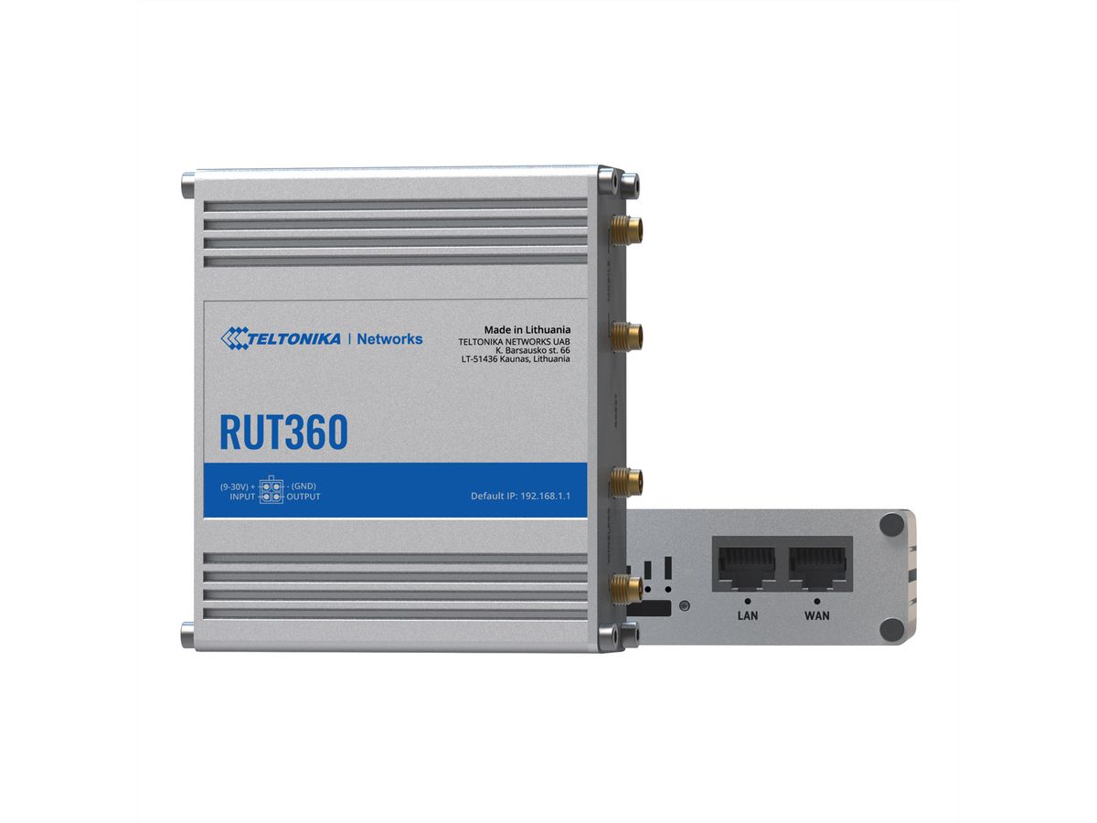 TELTONIKA RUT360 LTE/4G/3G Industrie Router