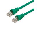 TELEGÄRTNER Patchkabel S/FTP, Kat.6A, LSOH, grün, 0,5 m