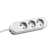 BACHMANN SMART Steckdosenleiste 3x Schutzkontakt, weiß, 1,5 m