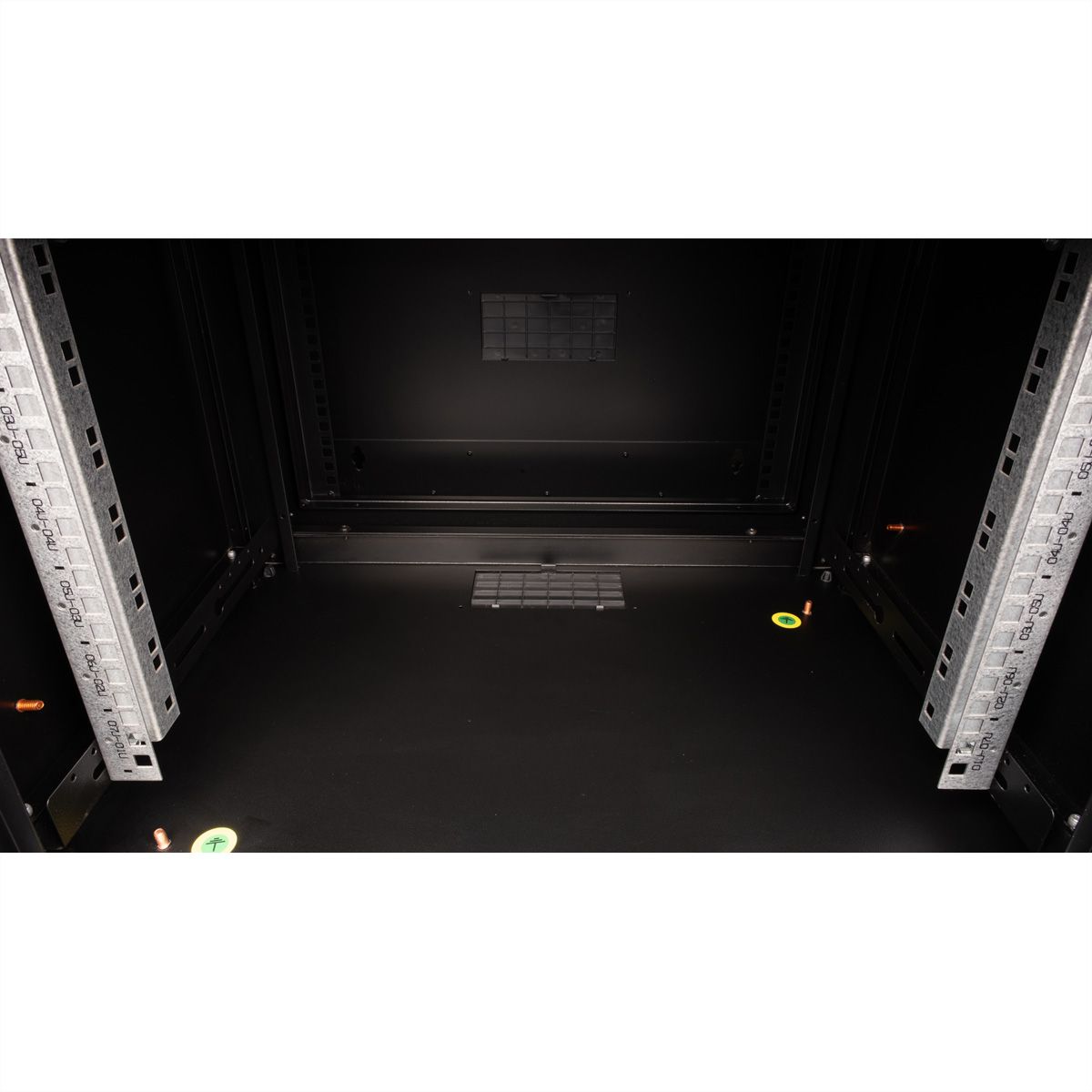 ROLINE 19-Zoll Wandgehäuse Pro 7 HE, 600x600 BxT zweiteilig schwenkbar schwarz