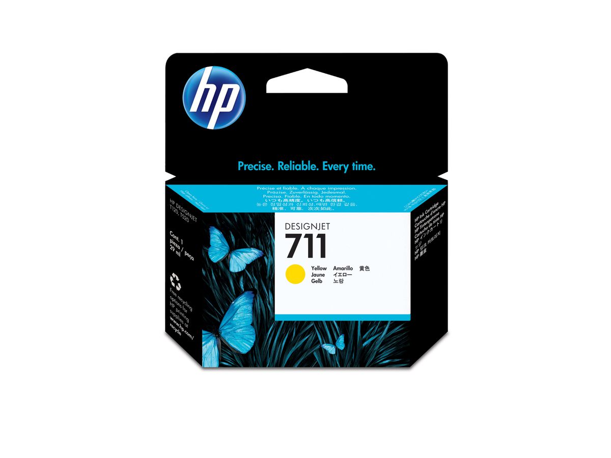 HP 711 Gelb DesignJet Tintenpatrone, 29 ml