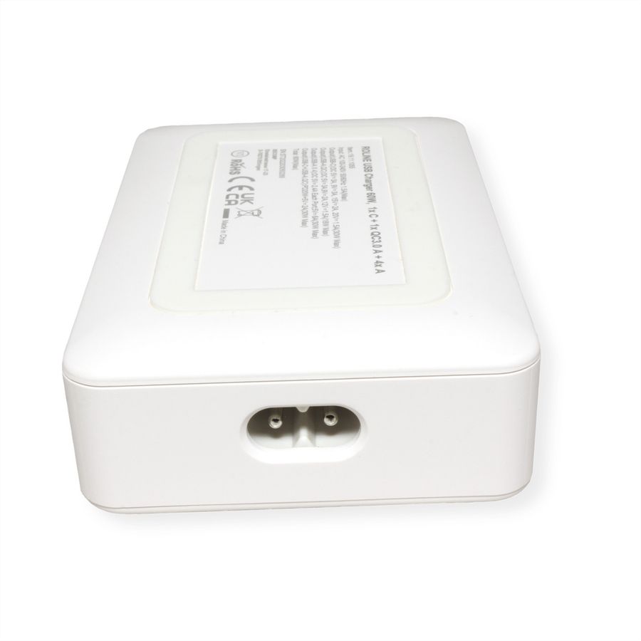 ROLINE USB Charger, 6 Port (4x USB-A, 1x USB-C, 1x USB-A QC3.0), max. 60W