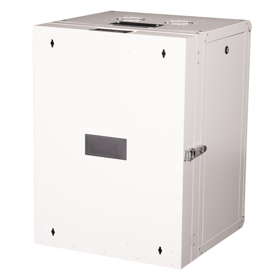 ROLINE 19-Zoll Wandgehäuse Pro 16 HE, 600x600 BxT zweiteilig schwenkbar grau