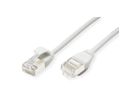 ROLINE U/FTP DataCenter Patchkabel Kat.6A (Class EA), LSOH, slim, weiß, 2 m
