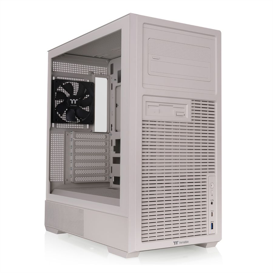 Thermaltake Retro 360 TG Mid Tower Gehäuse, beige