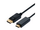 STANDARD DisplayPort Kabel DP - UHDTV, ST/ST, schwarz, 1 m