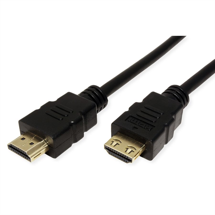 VALUE 4K HDMI Ultra HD Kabel mit Ethernet, ST/ST, schwarz, 1 m