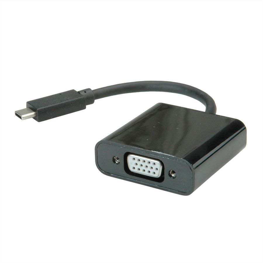 VALUE Display Adapter USB Typ C - VGA, Audio
