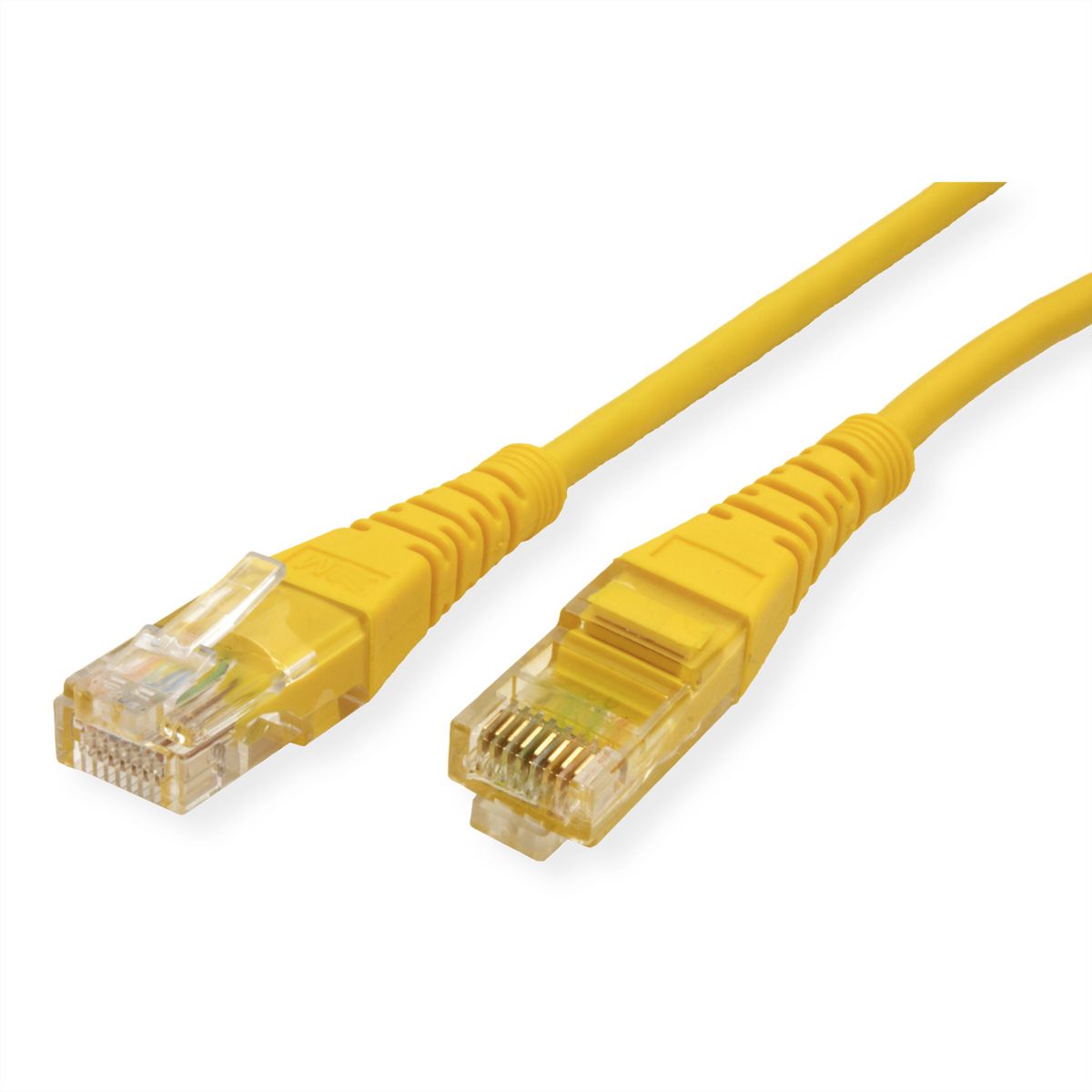 ROLINE Patchkabel Cat.5e (Class D) UTP, PoE, gelb, 2 m
