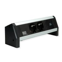 BACHMANN DESK 2xSchutzkontakt USB C, USB Charger 30W GST18