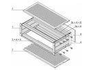 SCHROFF Bausatz, geschirmt, "heavy", für Backplanemontage - BGTR PRO H 3HE 84TE 235T KD