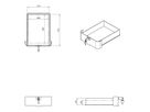 DATAFLEX Bento® desktop locker, 500, weiß