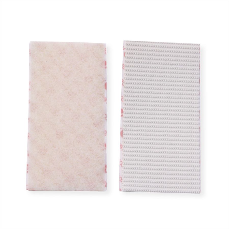 VELCRO® Klettstreifen Extra Stark Selbstklebend, Haken & Flausch 50mm x 100mm x 2 sets Weiß