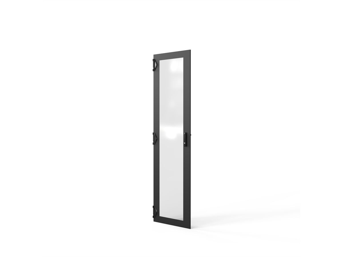 SCHROFF TUER GLASS 2000H 600B IP20 1PT