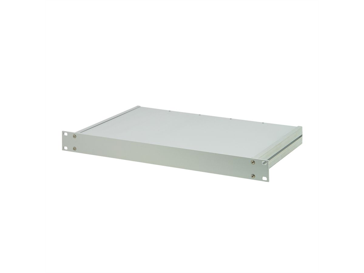 SCHROFF 19"-Kompletteinschub aus Aluminium, Deck- und Bodenblech geschlossen - MULTIPAC PRO 3HE 400T DBLGES