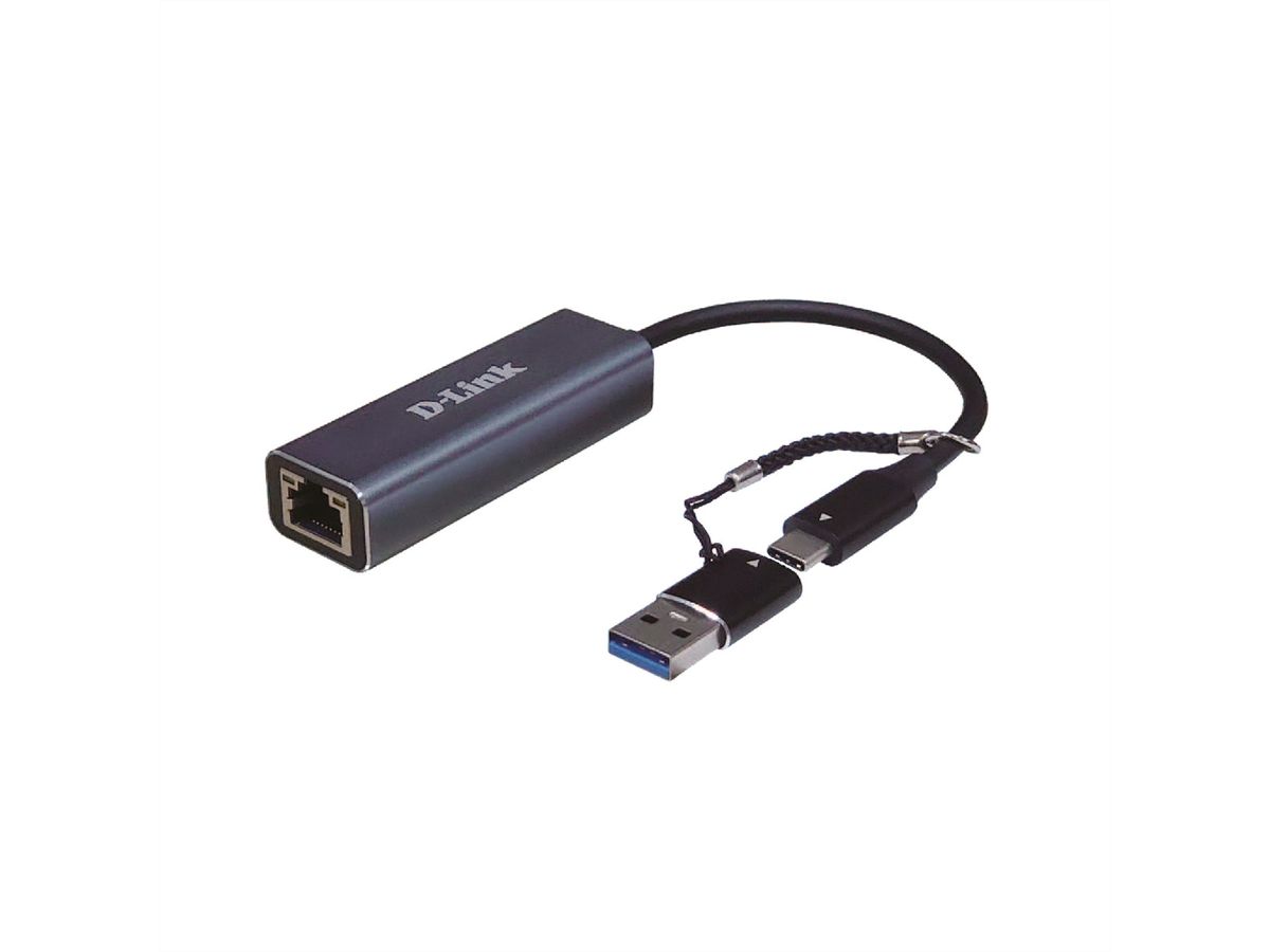 D-Link DUB-2315 USB auf 2.5G Adapter, USB-C/USB, Wake-On-LAN