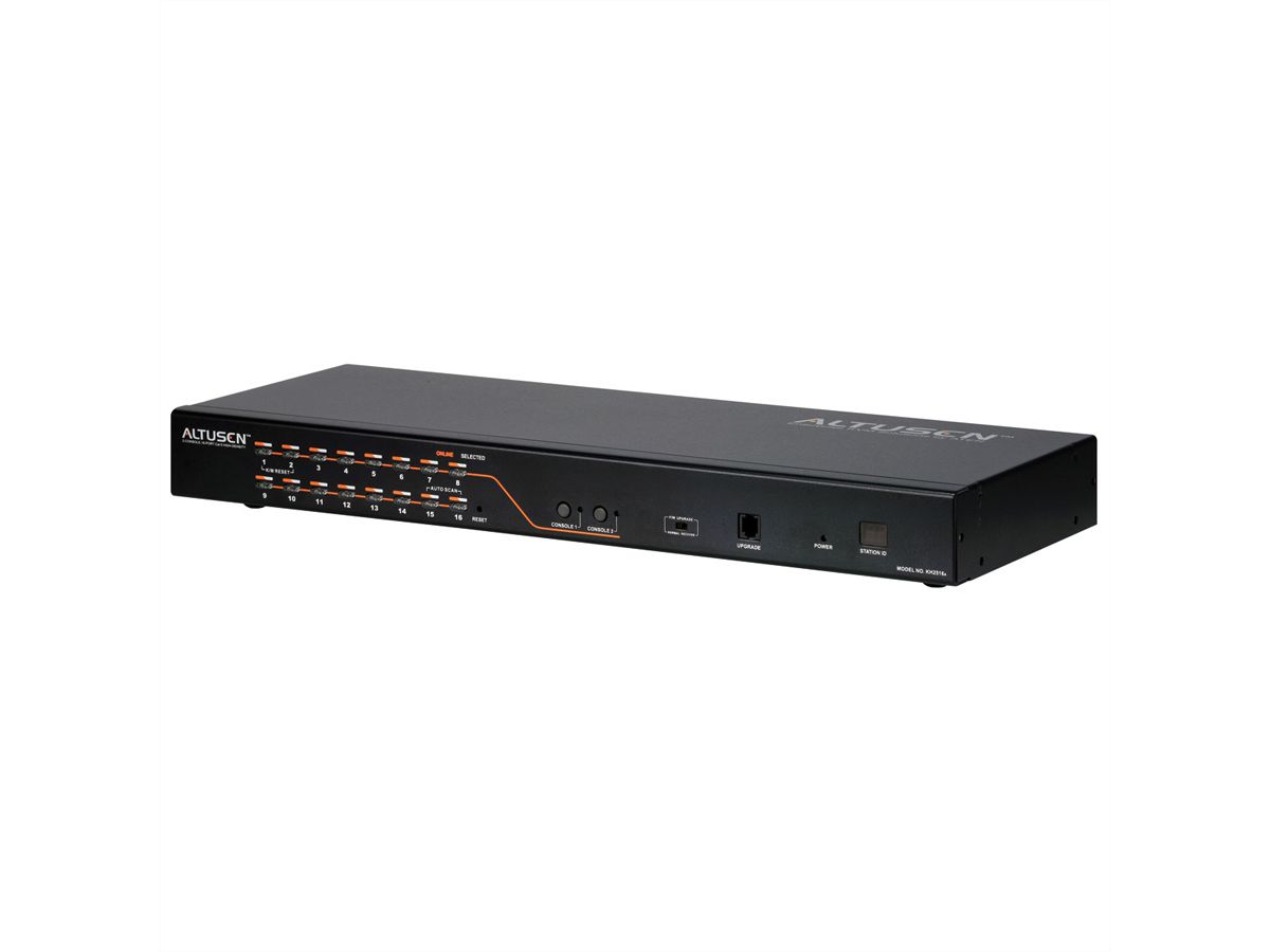 ATEN KH2516A 2-Konsole 16-Port Multi-Interface (DisplayPort, HDMI, DVI, VGA) Cat 5 KVM Switch