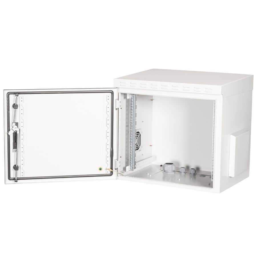 ROLINE 19-Zoll Wandgehäuse Pro 9 HE, 600x450 BxT IP55 outdoor grau