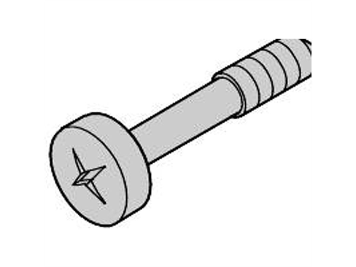 SCHROFF Senkkopfschraube mit Kreuzschlitz - NTS-SEKOSHR 2,5X5,3MM 100ST