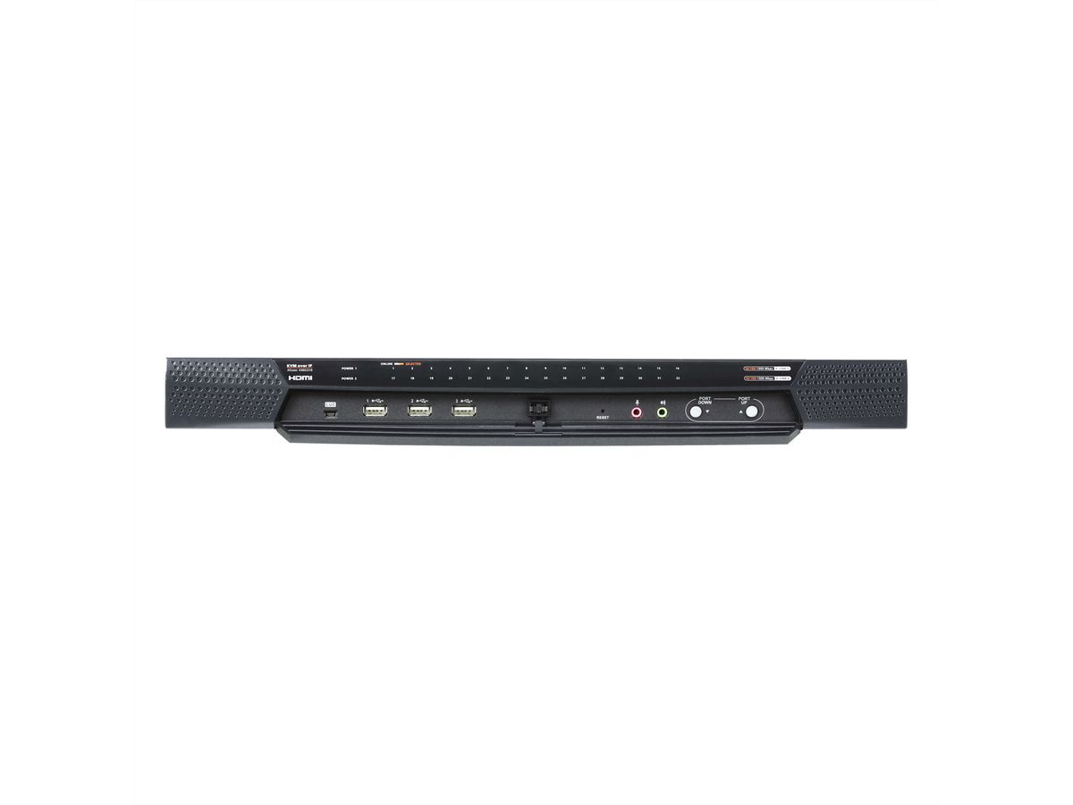 ATEN KN8032VB 32-Port Multi Interface Cat 5 KVM over IP Switch 1 Local 8 Remote Access