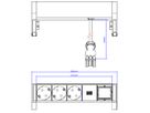 BACHMANN DESK2 3x Schutzkontakt 1x ABD GST18, weiß