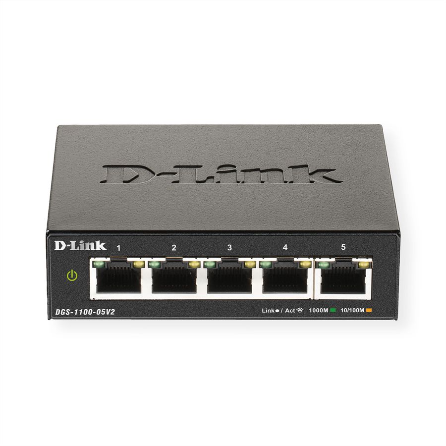 D-Link DGS-1100-05V2 Gigabit Smart Managed Switches