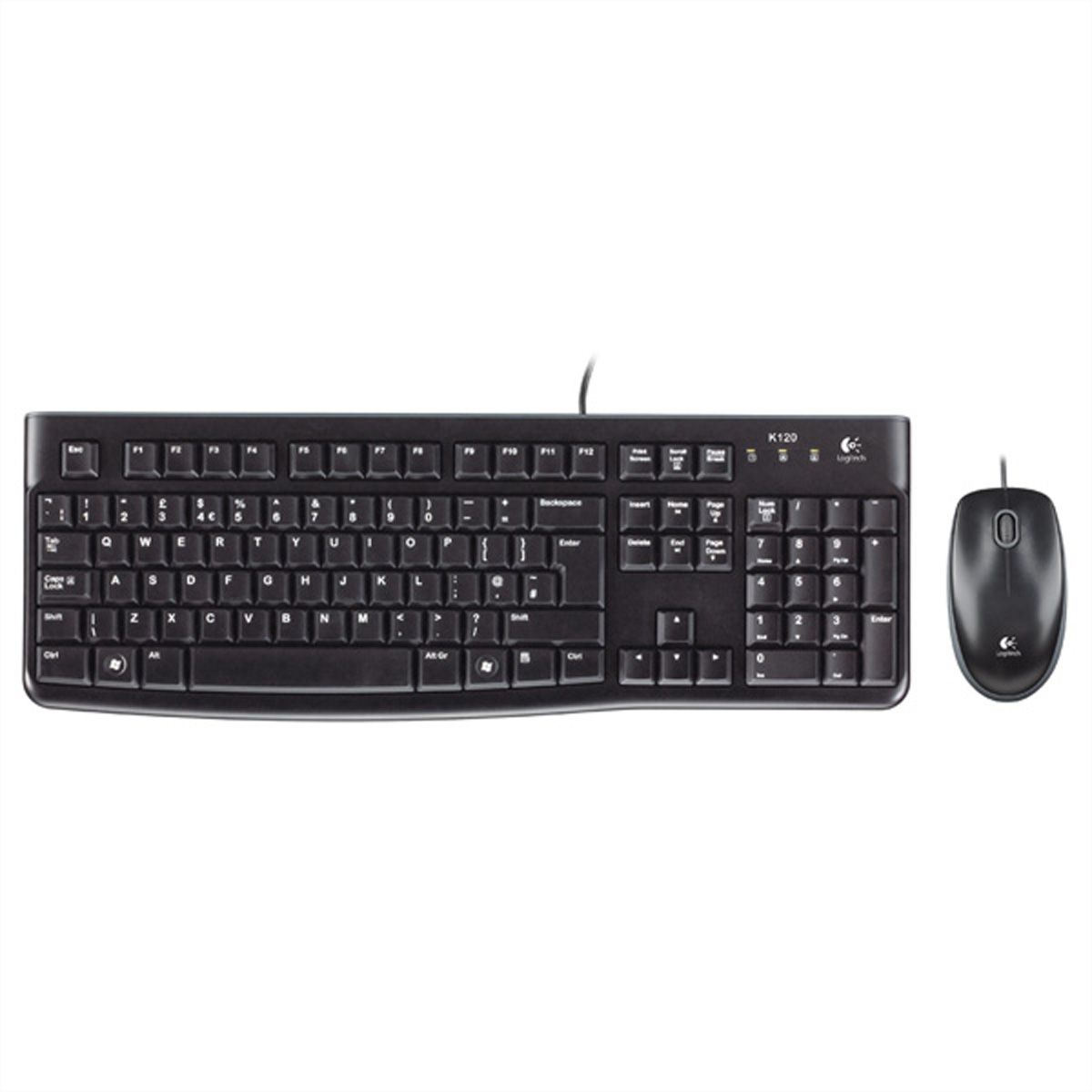 Logitech Desktop MK120 - Tastatur, Maus